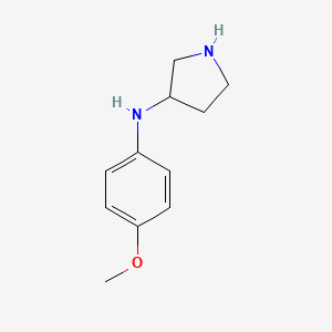 molecular formula C11H16N2O B1359897 N-(4-methoxyphenyl)pyrrolidin-3-amine CAS No. 886506-09-8