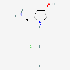 (3S,5S)-5-(aminomethyl)pyrrolidin-3-oldihydrochloride