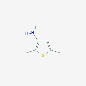 molecular formula C6H9NS B13599035 2,5-Dimethylthiophen-3-amine 