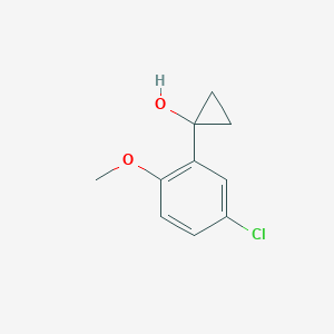 1-(5-Chloro-2-methoxyphenyl)cyclopropan-1-ol