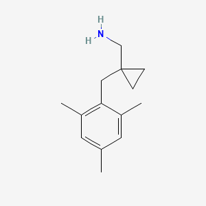 (1-(2,4,6-Trimethylbenzyl)cyclopropyl)methanamine