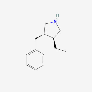 rac-(3R,4R)-3-benzyl-4-ethylpyrrolidine