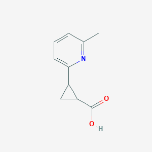 2-(6-Methylpyridin-2-yl)cyclopropane-1-carboxylicacid