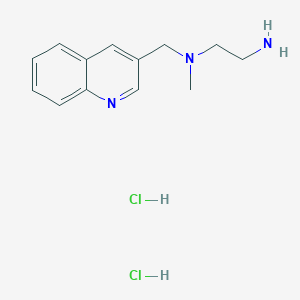 (2-Aminoethyl)(methyl)[(quinolin-3-yl)methyl]aminedihydrochloride