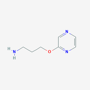 [3-(Pyrazin-2-yloxy)propyl]amine