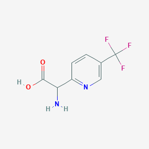 2-Amino-2-[5-(trifluoromethyl)pyridin-2-yl]acetic acid