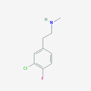 [2-(3-Chloro-4-fluorophenyl)ethyl](methyl)amine