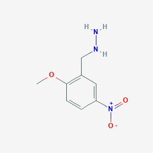 molecular formula C8H11N3O3 B13599177 (2-Methoxy-5-nitrobenzyl)hydrazine 