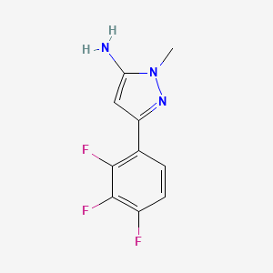 1-Methyl-3-(2,3,4-trifluorophenyl)-1h-pyrazol-5-amine