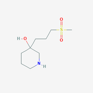 3-(3-(Methylsulfonyl)propyl)piperidin-3-ol