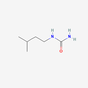 molecular formula C6H14N2O B1359927 Isoamylurea CAS No. 628-49-9