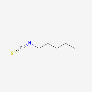 molecular formula C6H11NS B1359928 Pentyl isothiocyanate CAS No. 629-12-9