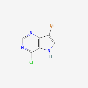 7-bromo-4-chloro-6-methyl-5H-pyrrolo[3,2-d]pyrimidine