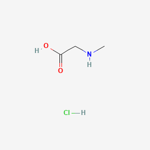 molecular formula C3H8ClNO2 B1359930 Sarcosine hydrochloride CAS No. 637-96-7