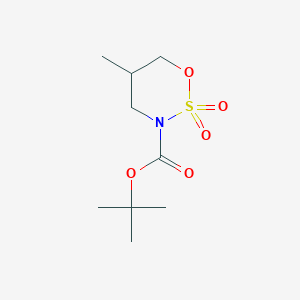 tert-Butyl 5-methyl-1,2,3-oxathiazinane-3-carboxylate 2,2-dioxide