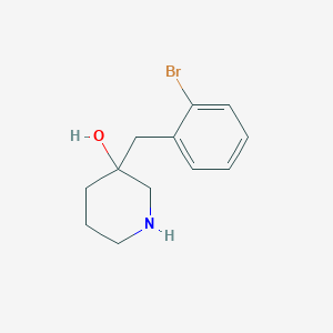 3-(2-Bromobenzyl)piperidin-3-ol