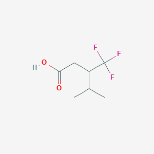 4-Methyl-3-(trifluoromethyl)pentanoic acid