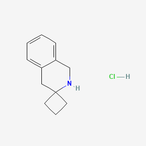 2',4'-dihydro-1'H-spiro[cyclobutane-1,3'-isoquinoline]hydrochloride