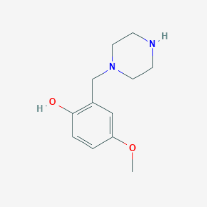 2-(Piperazin-1-ylmethyl)benzene-1,4-diol