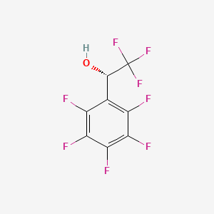 (S)-2,2,2-Trifluoro-1-(perfluorophenyl)ethan-1-ol