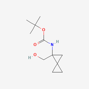 tert-butylN-[1-(hydroxymethyl)spiro[2.2]pentan-1-yl]carbamate