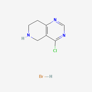 4-chloro-5H,6H,7H,8H-pyrido[4,3-d]pyrimidinehydrobromide