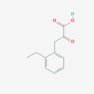 3-(2-Ethylphenyl)-2-oxopropanoic acid