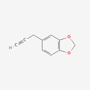 molecular formula C10H8O2 B13599464 5-Prop-2-ynyl-1,3-benzodioxole CAS No. 133218-07-2