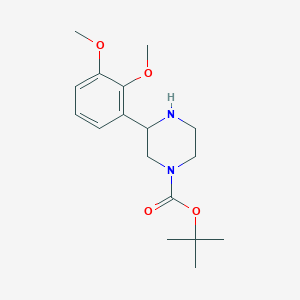 Tert-butyl 3-(2,3-dimethoxyphenyl)piperazine-1-carboxylate