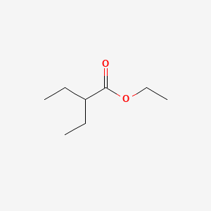 molecular formula C8H16O2 B1359954 Ethyl 2-ethylbutanoate CAS No. 2983-38-2
