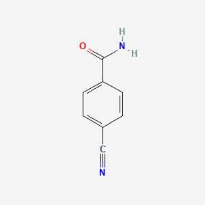 molecular formula C8H6N2O B1359955 4-氰基苯甲酰胺 CAS No. 3034-34-2