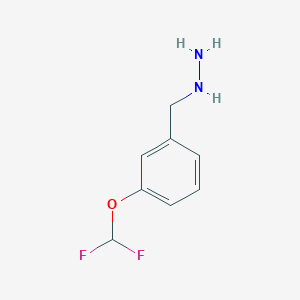 (3-(Difluoromethoxy)benzyl)hydrazine