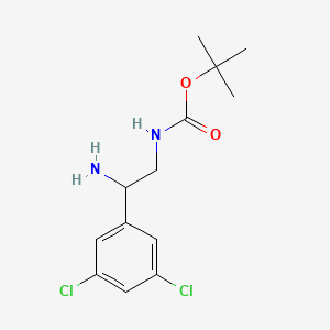 tert-Butyl (2-amino-2-(3,5-dichlorophenyl)ethyl)carbamate