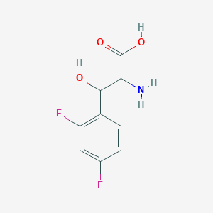 2-Amino-3-(2,4-difluorophenyl)-3-hydroxypropanoic acid