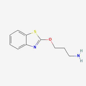 3-(Benzo[d]thiazol-2-yloxy)propan-1-amine