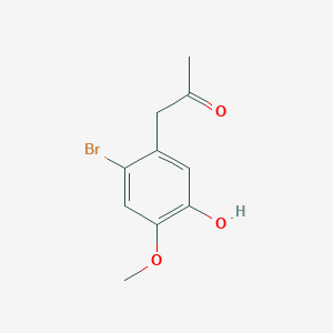 1-(2-Bromo-5-hydroxy-4-methoxyphenyl)propan-2-one