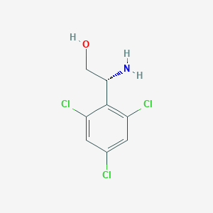 (2R)-2-Amino-2-(2,4,6-trichlorophenyl)ethan-1-OL