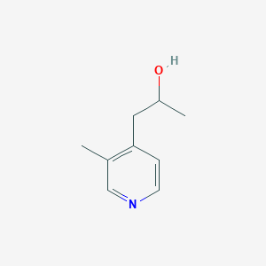 molecular formula C9H13NO B13599667 1-(3-Methylpyridin-4-yl)propan-2-ol 