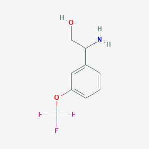 2-Amino-2-(3-(trifluoromethoxy)phenyl)ethan-1-OL