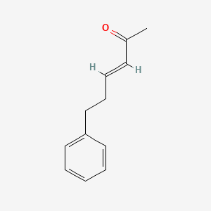 molecular formula C12H14O B13599704 6-Phenyl-3-hexen-2-one CAS No. 33046-41-2