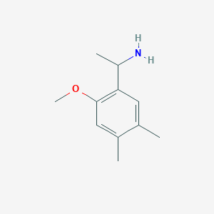 1-(2-Methoxy-4,5-dimethylphenyl)ethan-1-amine