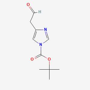 Tert-butyl 4-(2-oxoethyl)-1h-imidazole-1-carboxylate