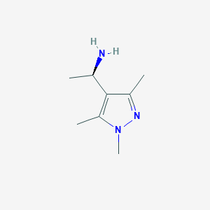 (R)-1-(1,3,5-Trimethyl-1h-pyrazol-4-yl)ethan-1-amine