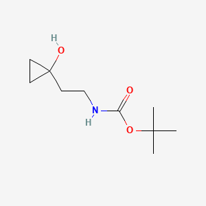 tert-Butyl (2-(1-hydroxycyclopropyl)ethyl)carbamate