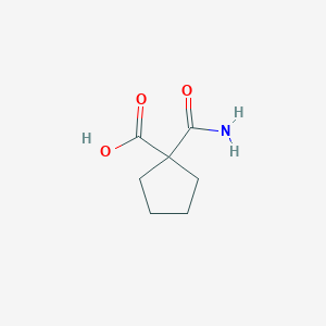 B135998 1-Carbamoylcyclopentane-1-carboxylic acid CAS No. 137307-52-9