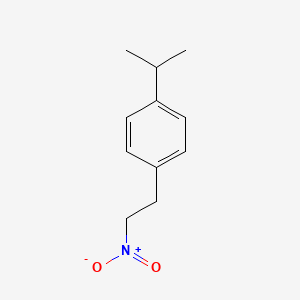 molecular formula C11H15NO2 B13599802 1-Isopropyl-4-(2-nitroethyl)benzene 