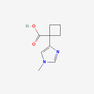 1-(1-methyl-1H-imidazol-4-yl)cyclobutane-1-carboxylic acid