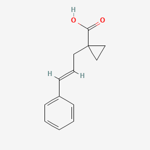 1-Cinnamylcyclopropane-1-carboxylic acid