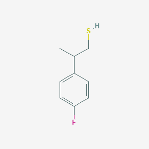 2-(4-Fluorophenyl)propane-1-thiol