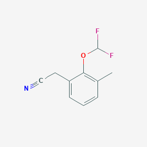 2-[2-(Difluoromethoxy)-3-methylphenyl]acetonitrile